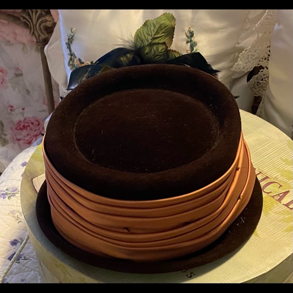 Vintage victorian hat handmade - Picture 7 of 8